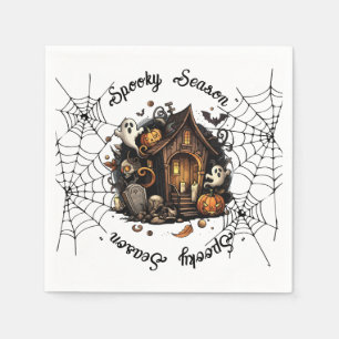 Serviette En Papier Halloween 👻 saison effrayante 💀 Serviettes 🍽️