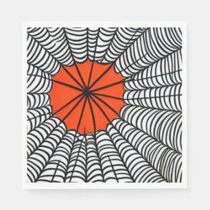 Serviette En Papier Halloween Spider Web