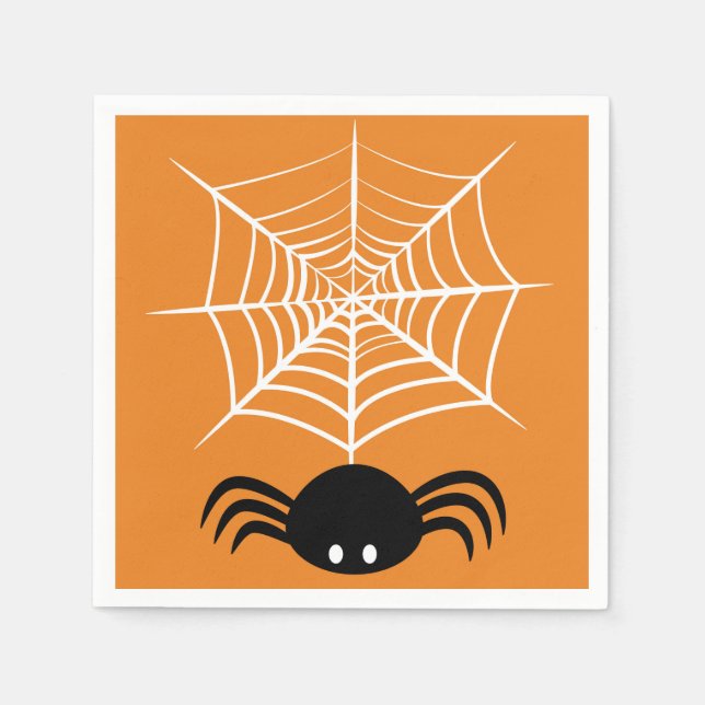 Serviette En Papier Halloween Spider Web (Devant)
