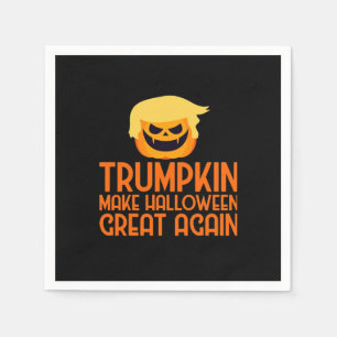 Serviette En Papier Halloween Trumpkin rendre Halloween grand à nouvea