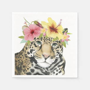 Serviette En Papier Halo tropical Sweet Cheetah