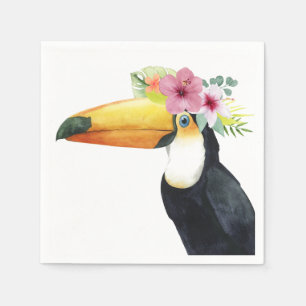 Serviette En Papier Halo tropical - Toucan