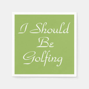 Serviette En Papier HAMbyWhiteGlove - Papier Napkin - Golf