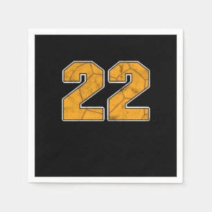 Serviette En Papier Handball 22 et anniversaire de fête cadeau sportif