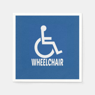 Serviette En Papier Handicap Fauteuil roulant