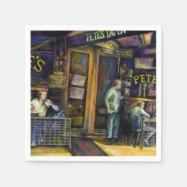 Serviette En Papier Hantée par la forme abominable des ombres (Devant)