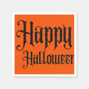 Serviette En Papier Happy Halloween