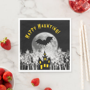 Serviette En Papier Happy Haunween heureux