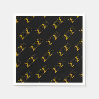 Serviette En Papier Happy New Year 2026 gold