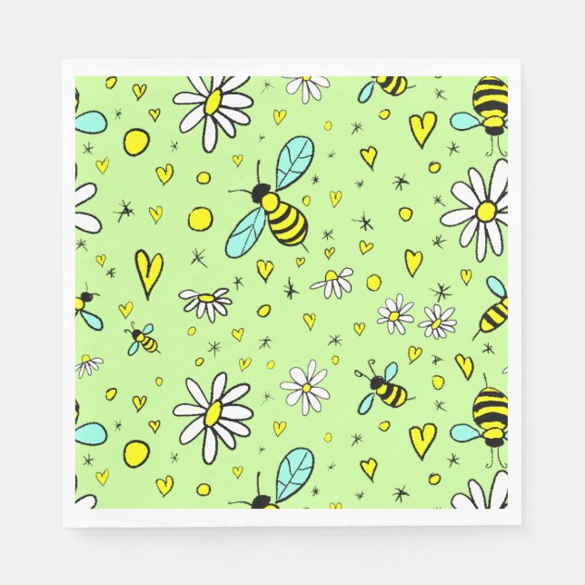 Serviette En Papier happy spring (Devant)
