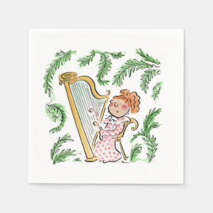 Serviette En Papier Harpe