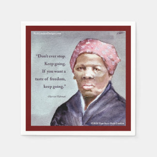 Serviette En Papier Harriet Tubman & Citation