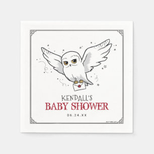 Serviette En Papier Harry Potter   Baby shower Hedwig