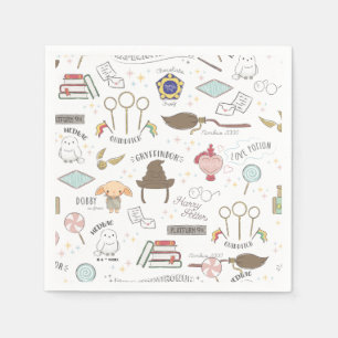 Serviette En Papier HARRY POTTER™ Motif Magique Minuscule