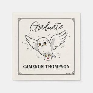 Serviette En Papier Harry Potter   Remise de diplôme d'Hedwig
