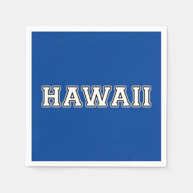 Serviette En Papier Hawaii (Devant)