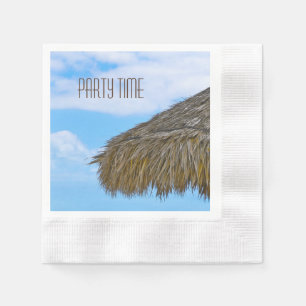 Serviette En Papier Hawaii Luau Party tiki hut