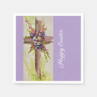 Serviette En Papier He is Risen 