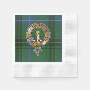 Serviette En Papier Henderson Tartan & Badge