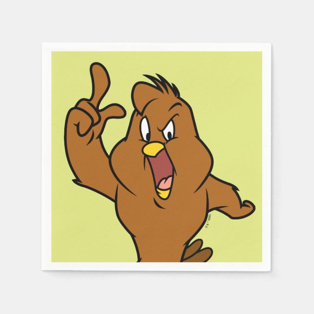 Serviette En Papier Henery Hawk Yelling (Devant)