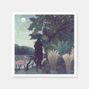 Serviette En Papier Henri Rousseau - Le Charmeur Des Serpents