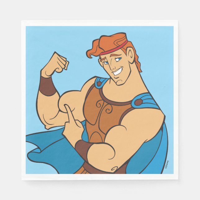 Serviette En Papier Hercules Bicep Flex Napkins (Devant)
