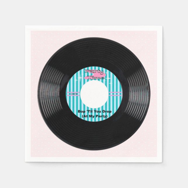 Serviette En Papier Heure de la partie (Devant)