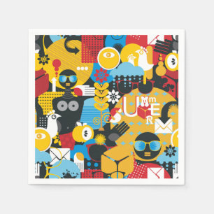 Serviette En Papier Heure d'été