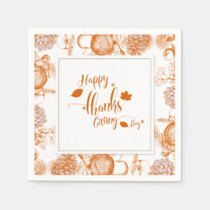 Serviette En Papier Heureux Merci de donner