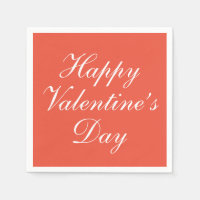 heureux Valentine's Day Red