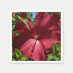 Serviette En Papier Hibiscus Flower and Blue Sky
