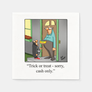 Serviette En Papier Hilarious Halloween Humour Party Napkins