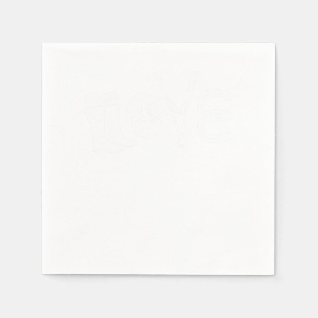 Serviette En Papier Hippodrome Equestrian Sports Hippodrome Horseshoe  (Devant)