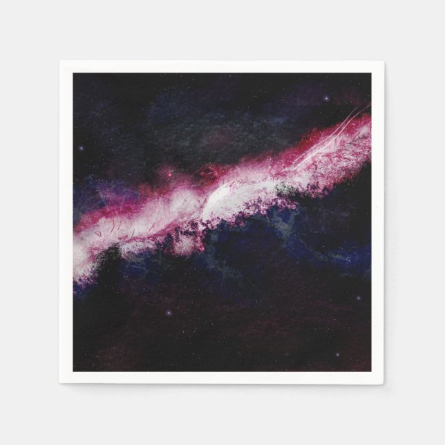 Serviette En Papier Hipster Galaxy Universe (Devant)