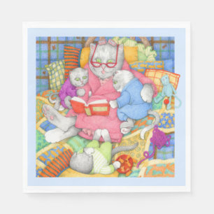 Serviette En Papier HISTOIRE DU LIEU Papier de déjeuner standard servi