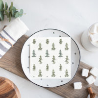 Hiver branché | Napkins Motif d'arbre de Noël