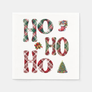 Serviette En Papier Ho Ho Ho Joué Noël