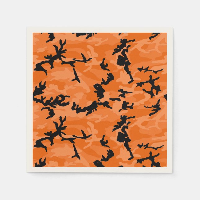 Serviette En Papier HOC Orange Halloween Edition Camo (Devant)