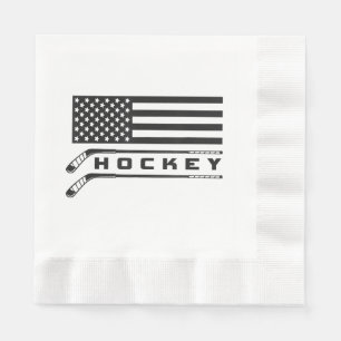 Serviette En Papier Hockey américain - Hockey