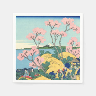 Serviette En Papier Hokusai Fuji de Gotenyama sur le Tōkaidō