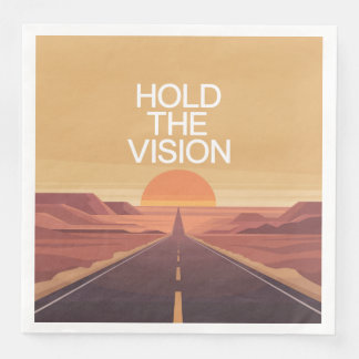 Serviette En Papier Hold The Vision
