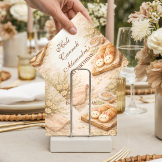 Serviette En Papier Holi Cannoli Whimsical Bakery 1st Birthday