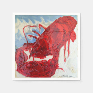 Serviette En Papier Homard brillant du Maine