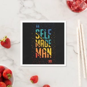 Serviette En Papier Homme auto-fabriqué Drôle LGBTQ Mois de la fie