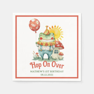 Serviette En Papier Hop On Over Quirky Clowg Cottagecore Anniversaire