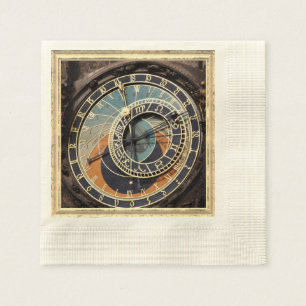 Serviette En Papier Horloge astronomique à Prague