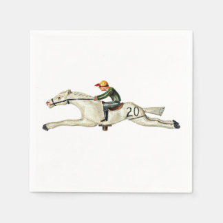 SERVIETTE EN PAPIER HORSE RACE PAPIER NAPKIN