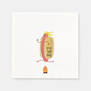 Serviette En Papier Hot Dog Oe Devil