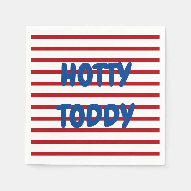 Serviette En Papier Hotty Toddy Events (Devant)