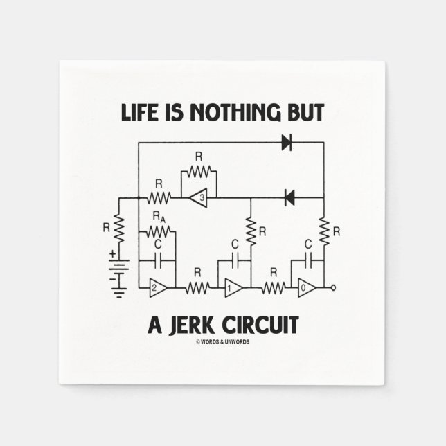 Serviette En Papier Humour de Life Is Nothing (Devant)